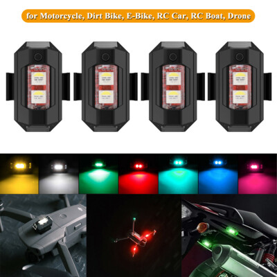 2 পিস মাল্টিকালার USB Rechargeable LED Safety Warning Light